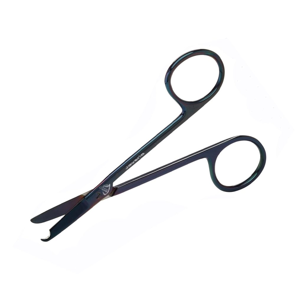 Littauer Stitch Scissors 4 1/2" Straight Gun Metal Coated