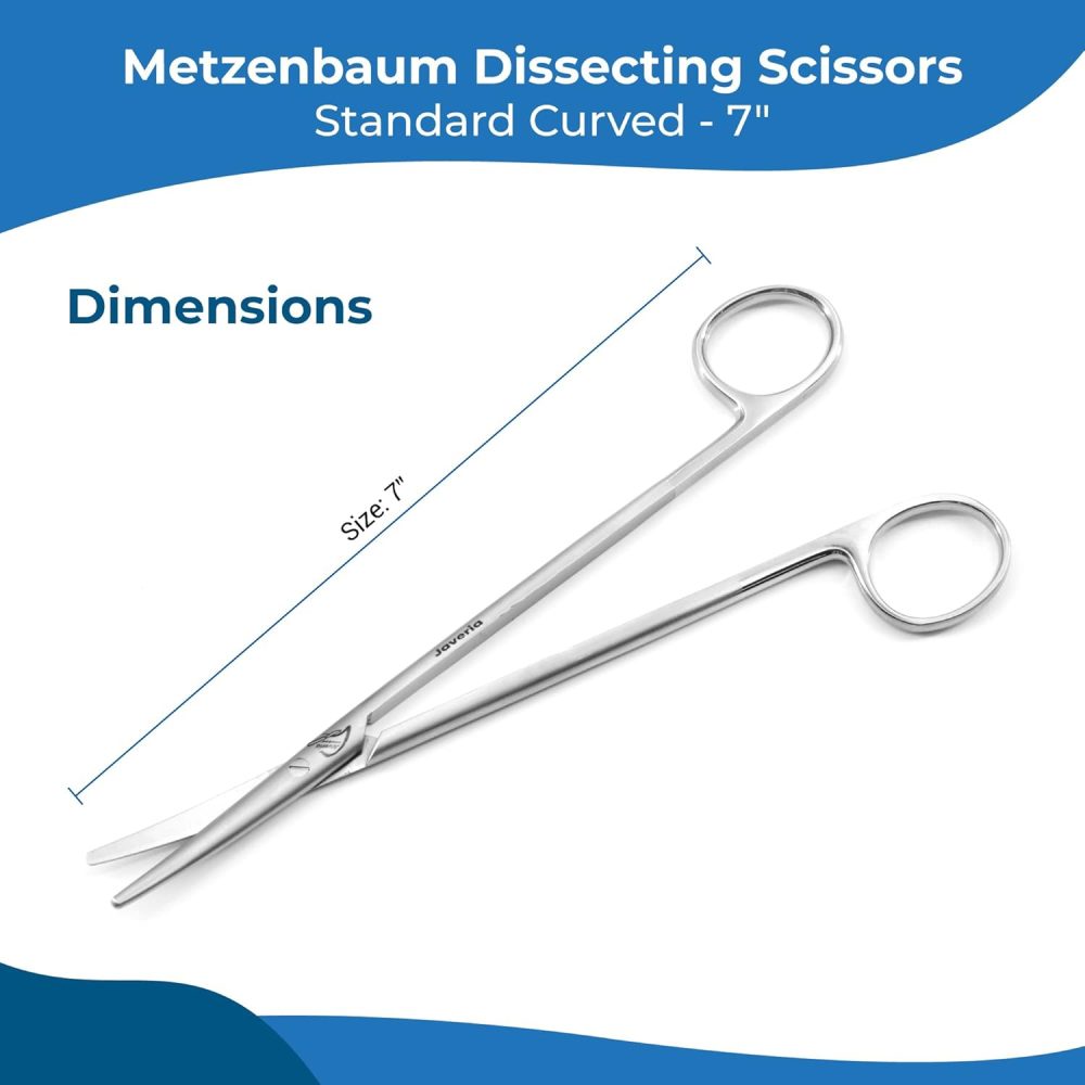 Metzenbaum Dissecting Scissors 7" Standard Curved