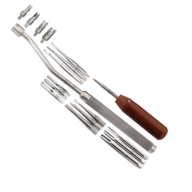 Equine Burgess Set With Interchangeable Luxating and Winged Elevator Handle and Screwdriver