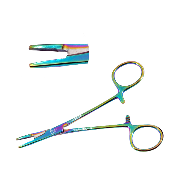 thumbnail image 2 of Set Of 4 TC Olsen Hegar Needle Holders With Scissors - 6.5" Serrated, Surgical Grade 2 of 6