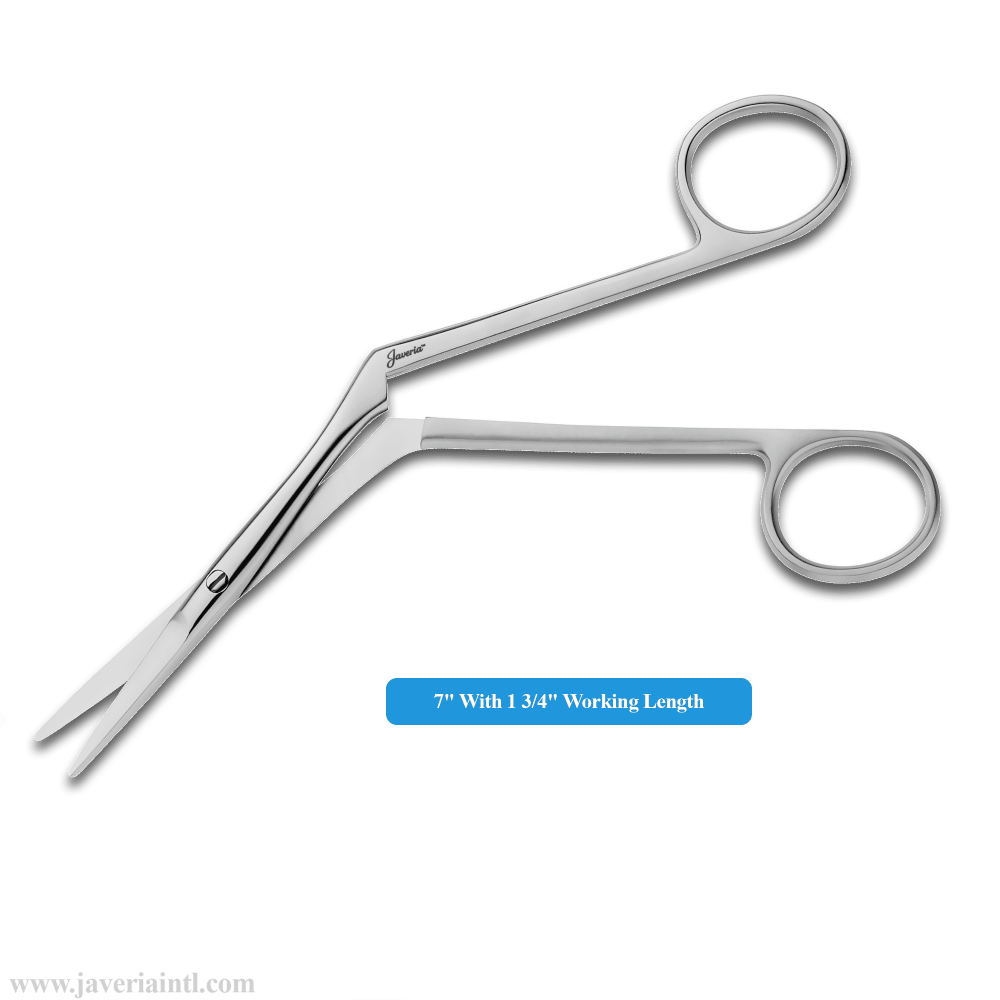 Douglas Nasal Scissors 7" With 1 3/4" Working Length