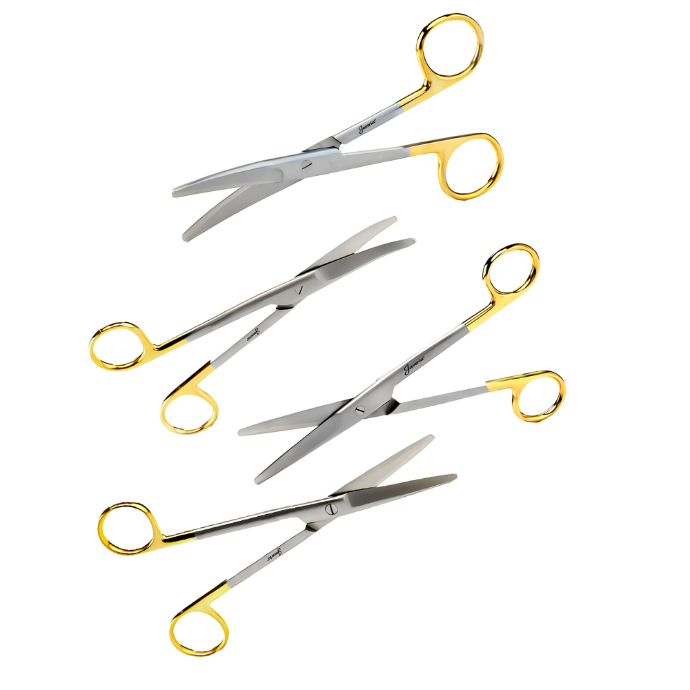Mayo Dissecting Scissors Tungsten Carbide Insert Blades Left Hand
