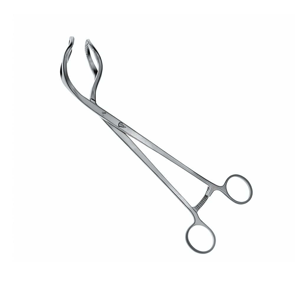Somer Uterine Elevating Forceps Curved Jaws Size 9"