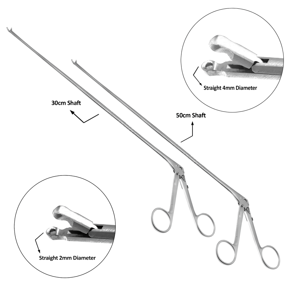 Straight Jackson Endoscopic Forceps