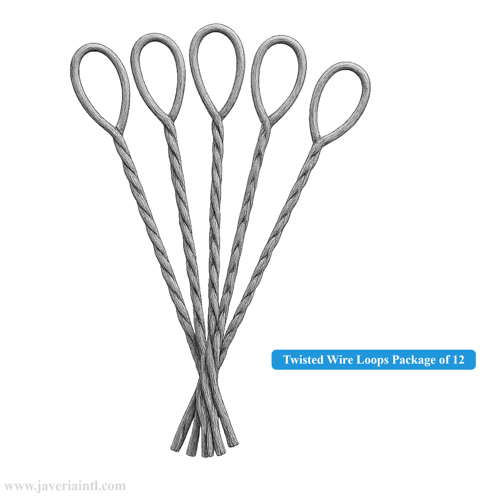 Twisted Wire Loops Package of 12