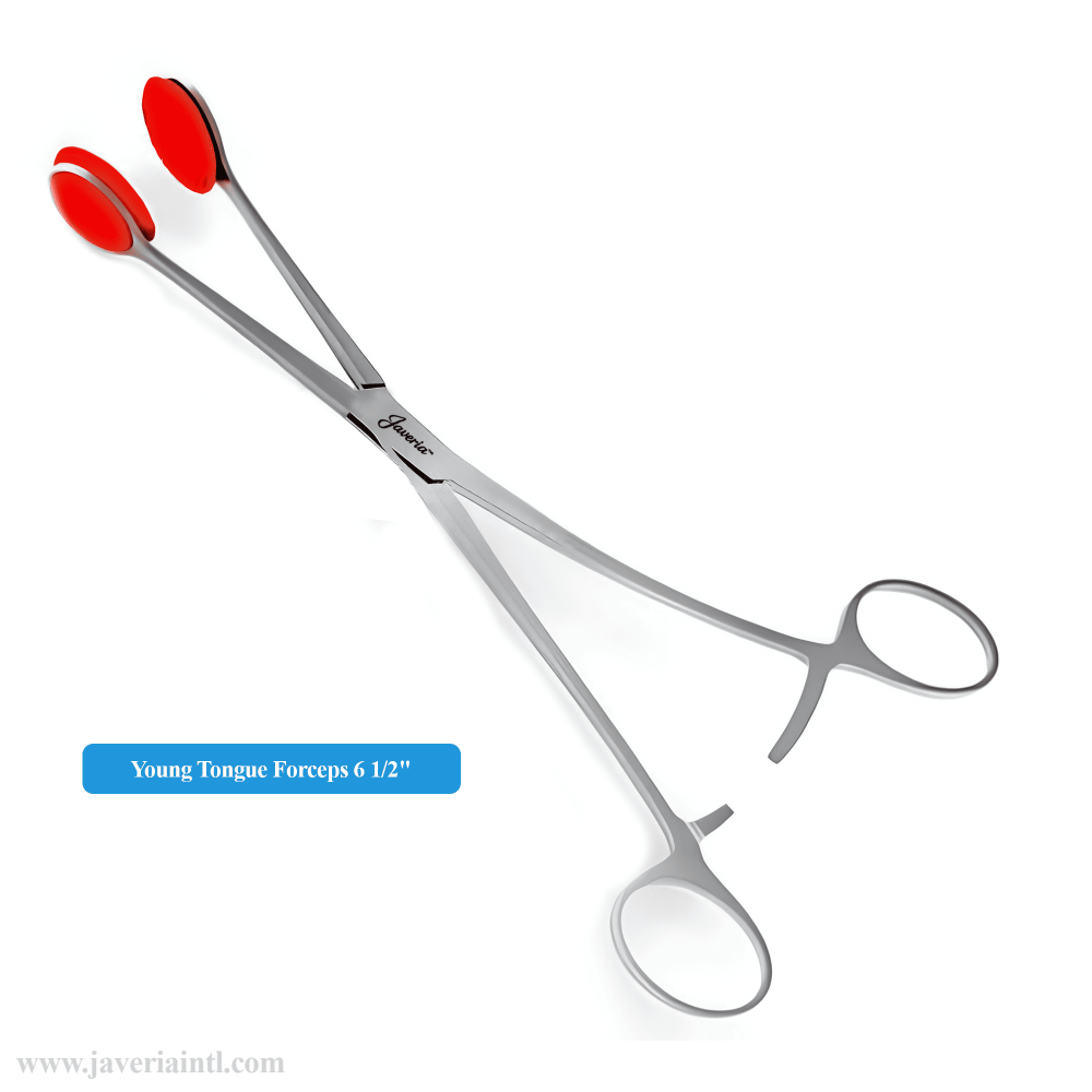 Young Tongue Forceps 6 1/2"
