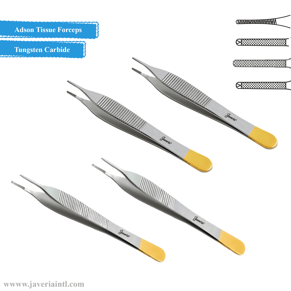 Adson Tissue Forceps Tungsten Carbide