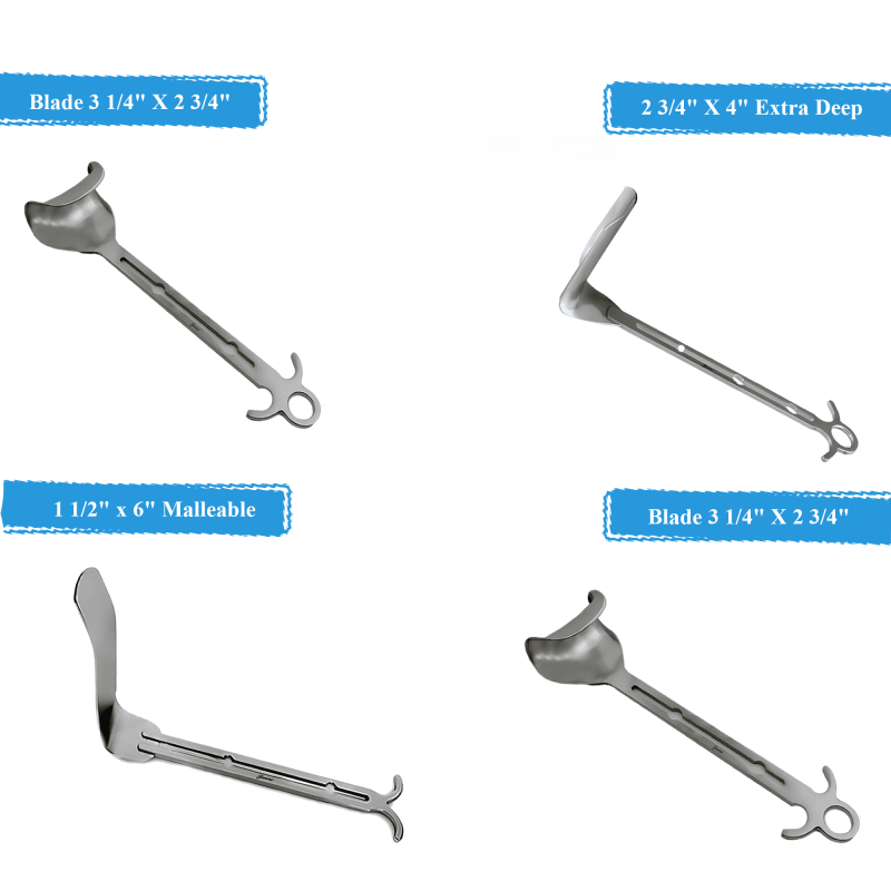 Balfour Center Retractor Blade