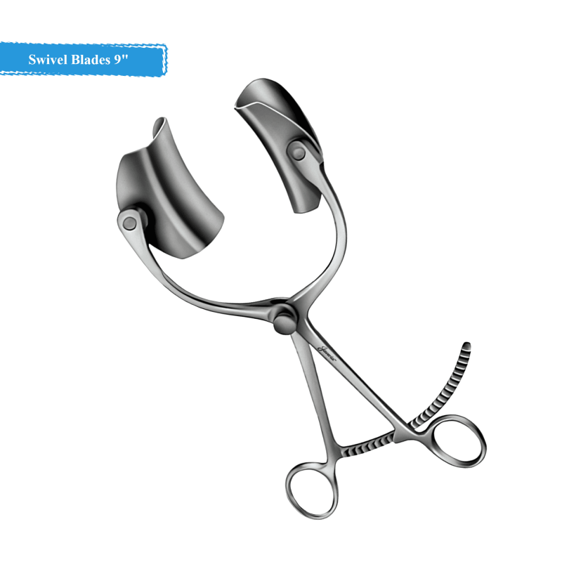 Collin Abdominal Retractor Two Swivel Blades 9"