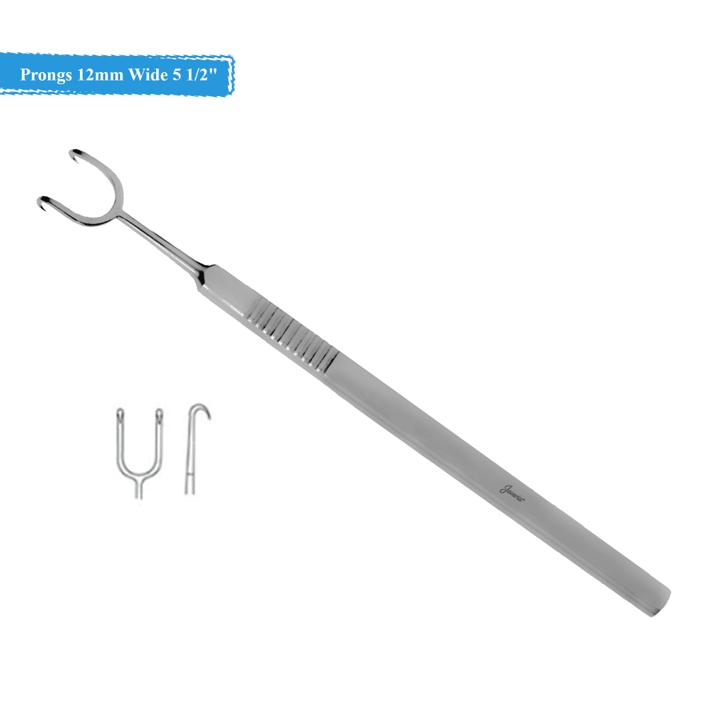 Cottle Joseph Retractor Two Sharp Prongs 12mm Wide 5 1/2"