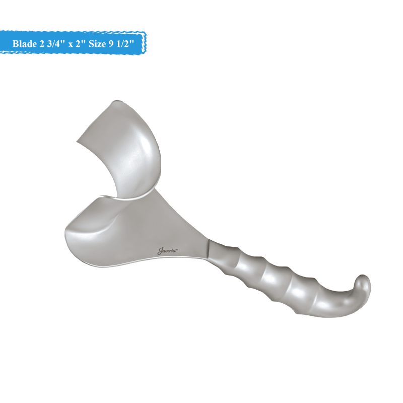 De Lee Universal Retractor Blade 2 3/4" x 2" Size 9 1/2"