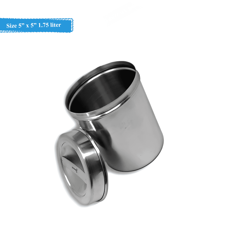 Dressing Jar with Cover Size 5” x 5” 1.75 liter