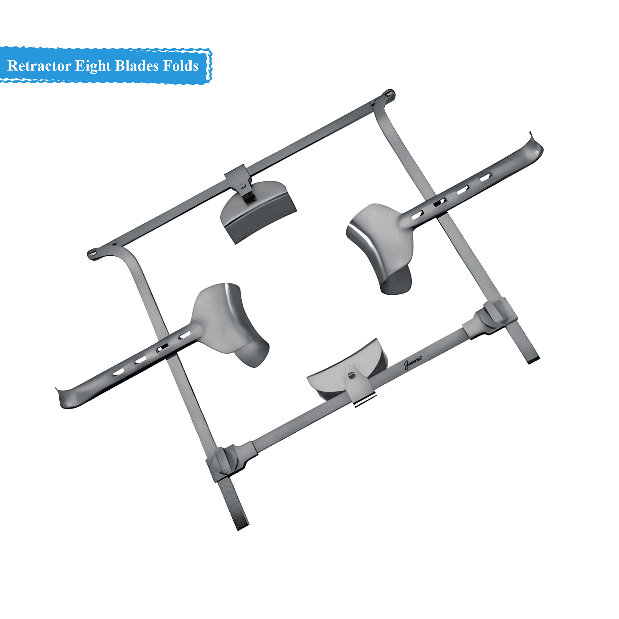 Franz Abdominal Retractor Eight Blades Folds For Easy Storage