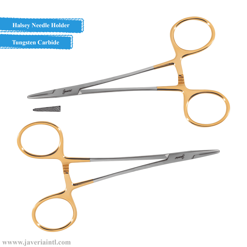 Halsey Needle Holder Tungsten Carbide