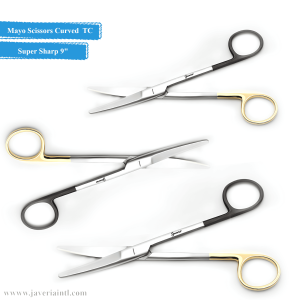 Mayo Dissecting Scissors Super Sharp Tungsten Carbide Curved
