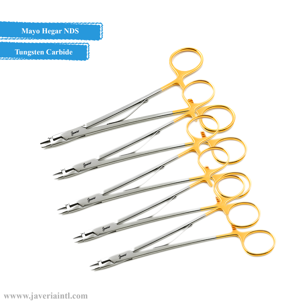 Mayo Hegar Needle Holder NDS Tungsten Carbide