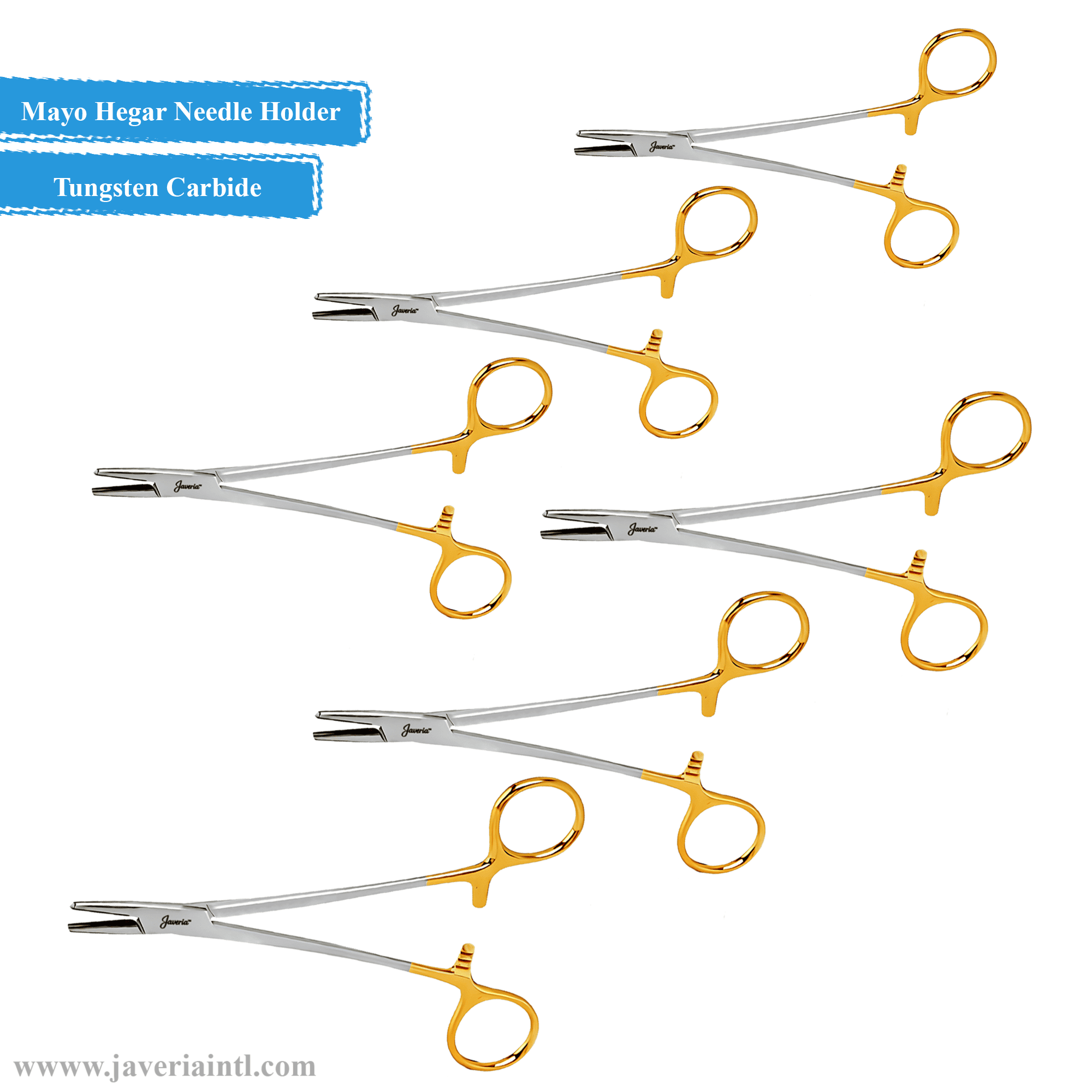 Mayo Hegar Needle Holder Tungsten Carbide