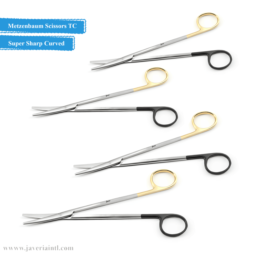 Metzenbaum Scissors Curved Super Sharp - Tungsten Carbide - Javeria ...