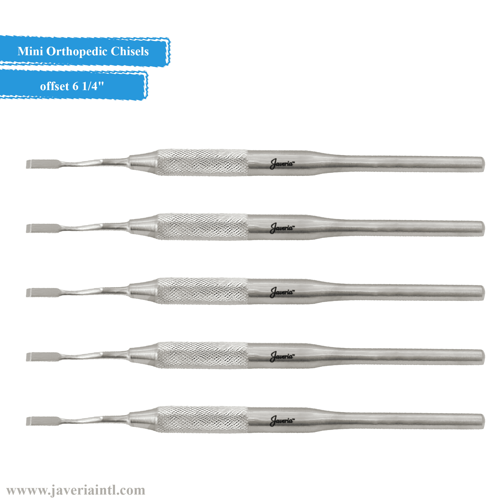 Mini Orthopedic Chisels offset