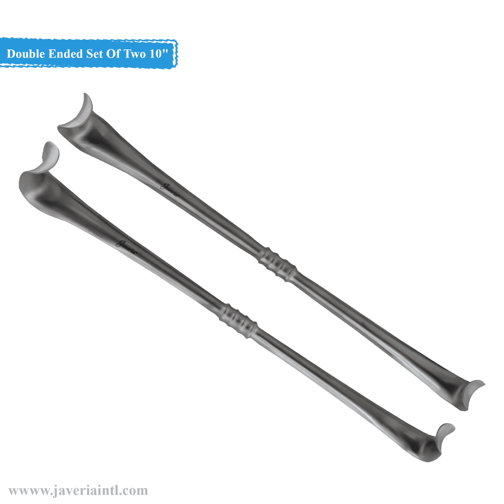 Richardson Eastman Retractors Double Ended Set Of Two 10"