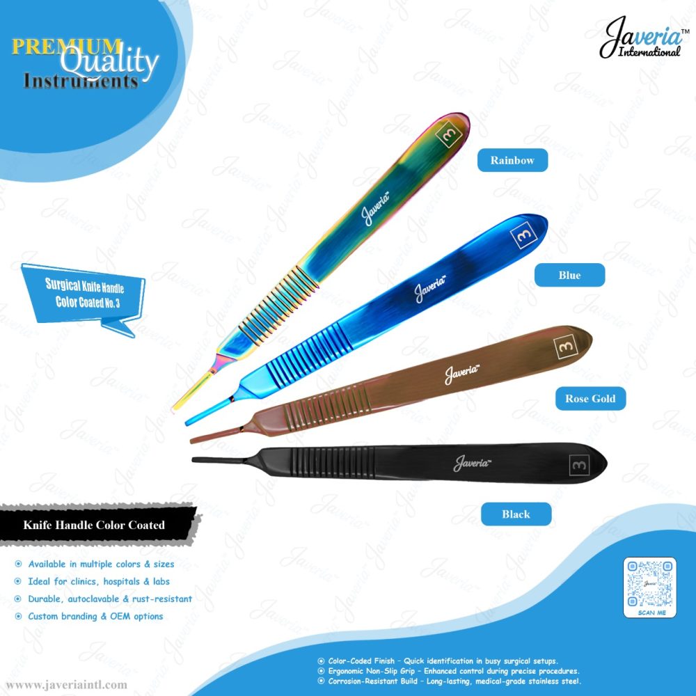 Knife Handles Color Coated