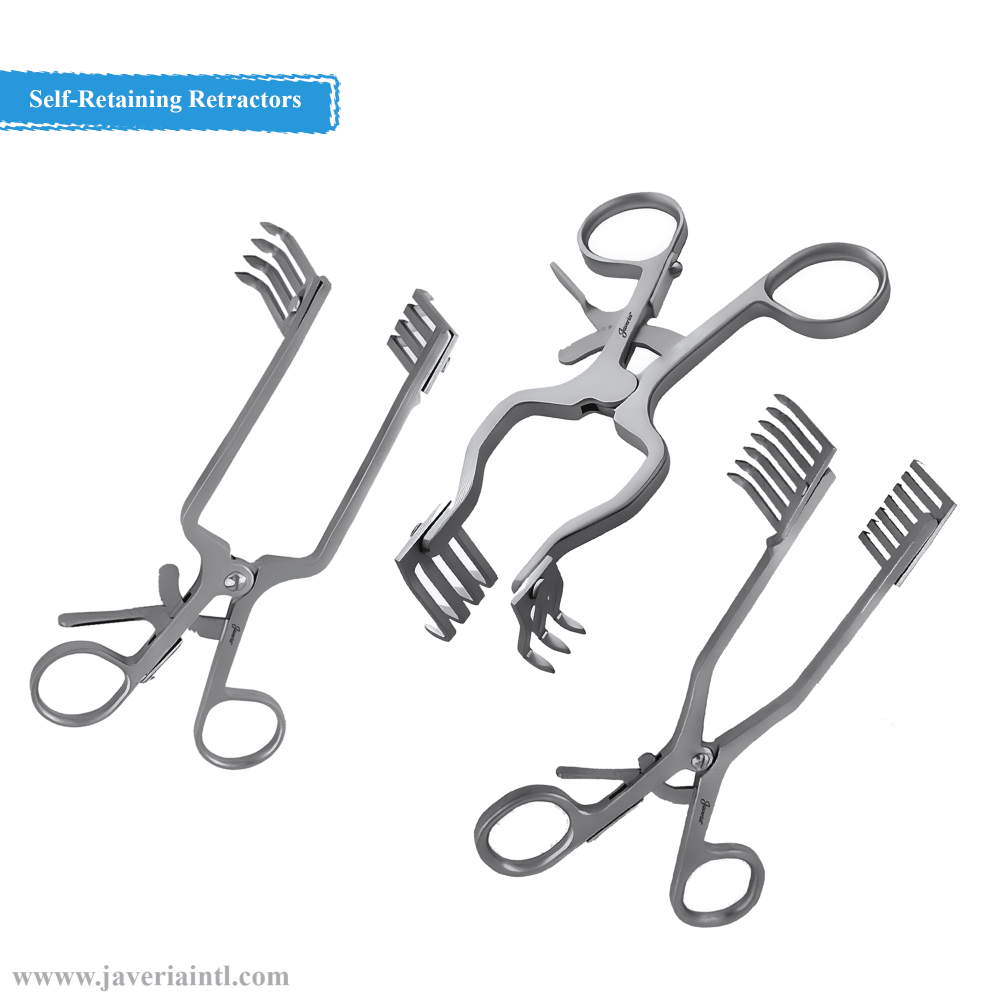 Ambidextrous Self-Retaining Retractors