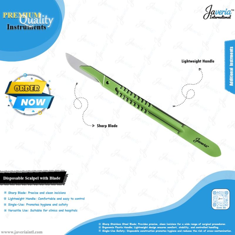 Disposable Scalpel with Blade
