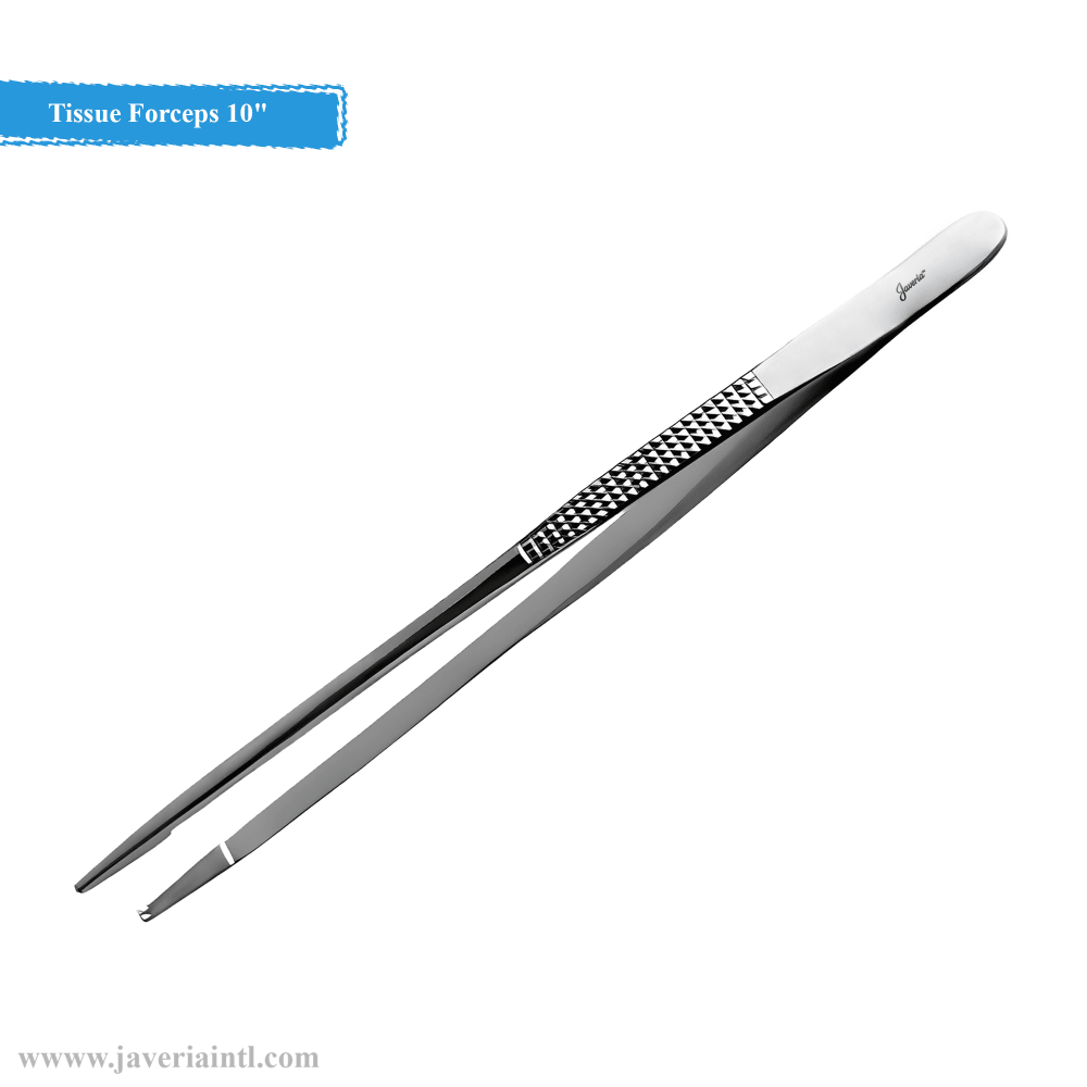 Long Bonney Tissue Forceps 10"