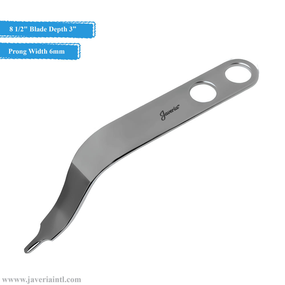 Reverse Hohmann Retractor 8 1/2" Blade Depth 3" - Prong Width 6mm