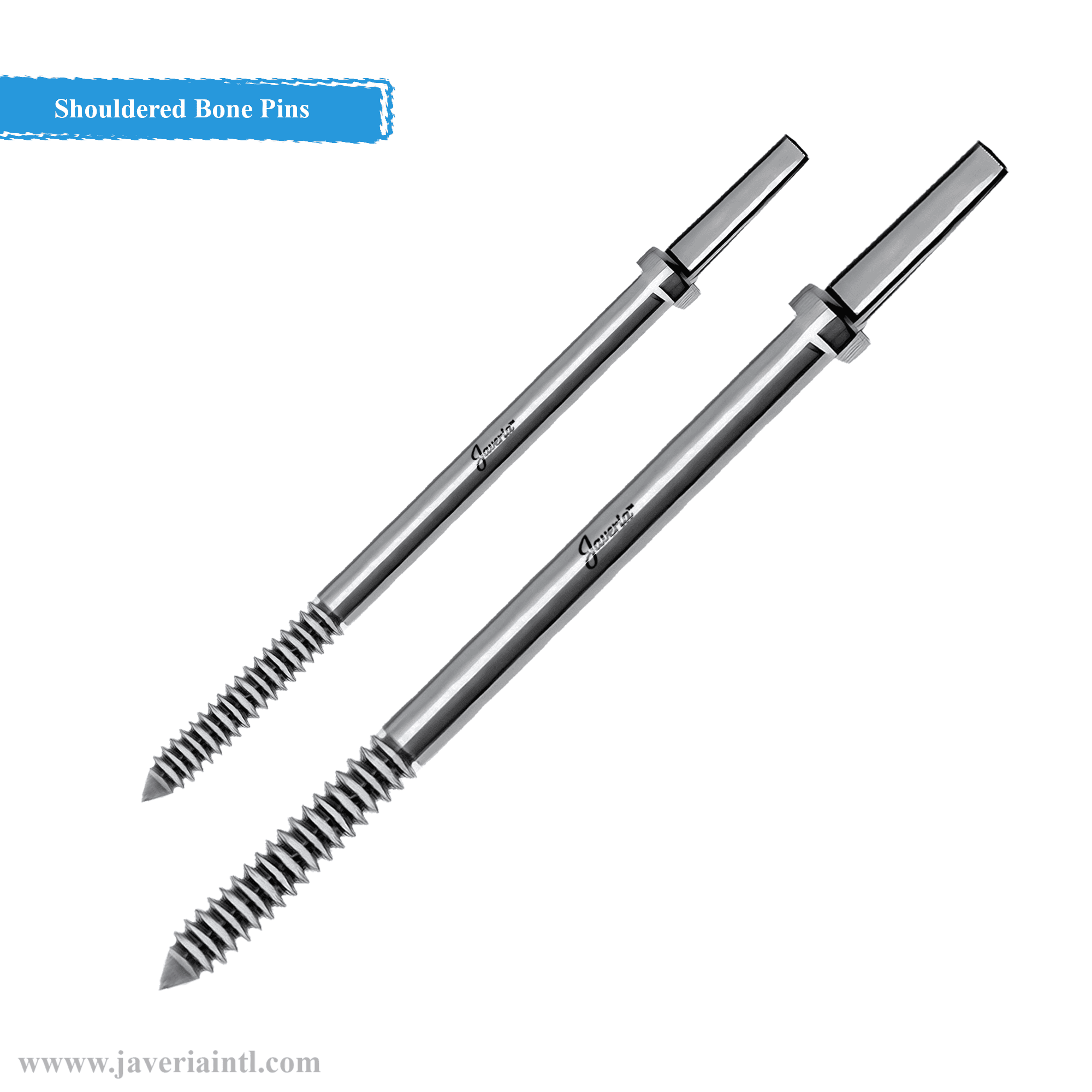 shouldered bone pin