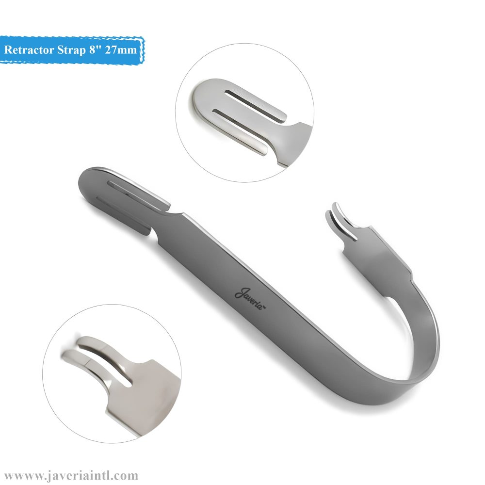 Stubbs Collateral Ligament Retractor with Strap 8" 27mm