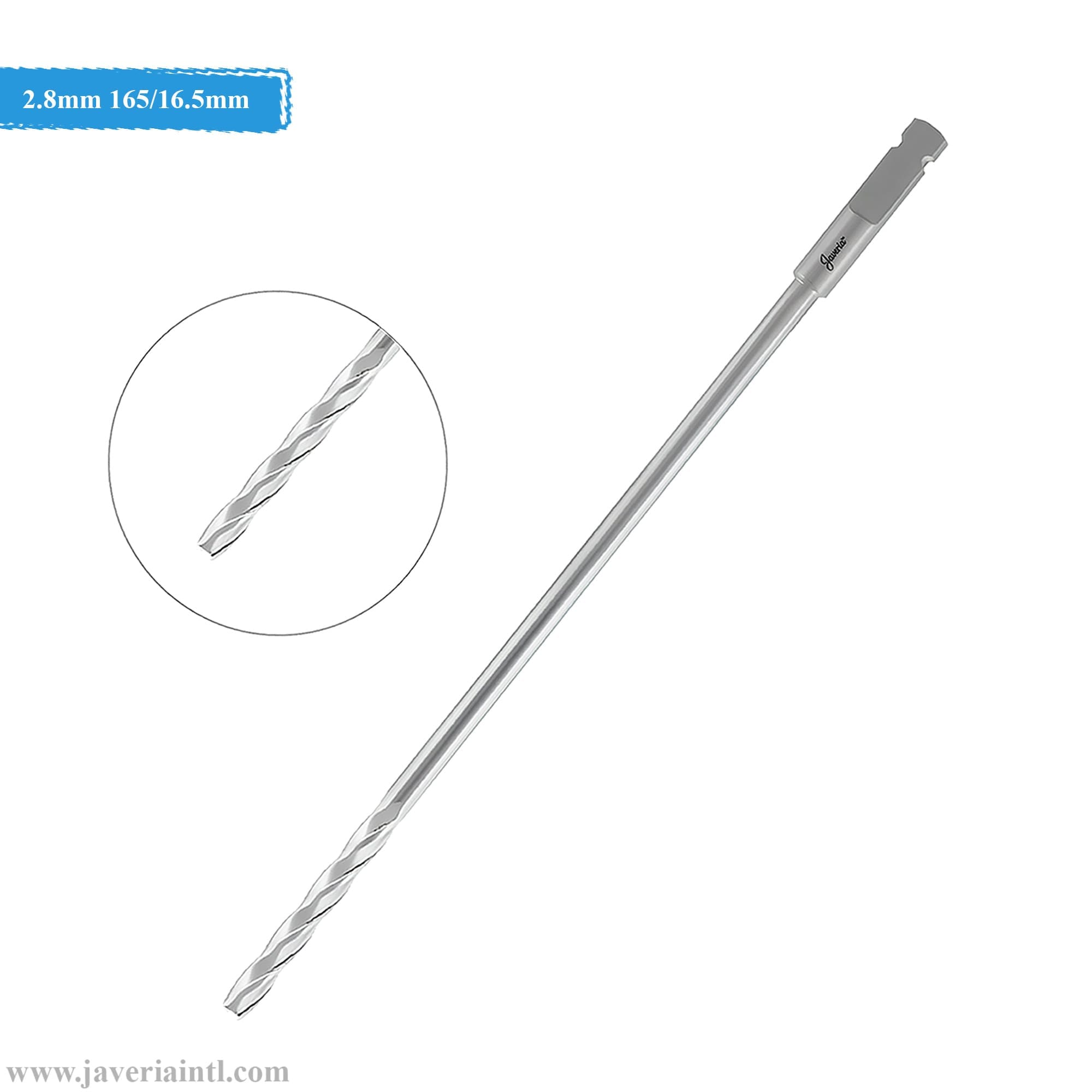 Drill Bit SQC 2.8mm 165/16.5mm