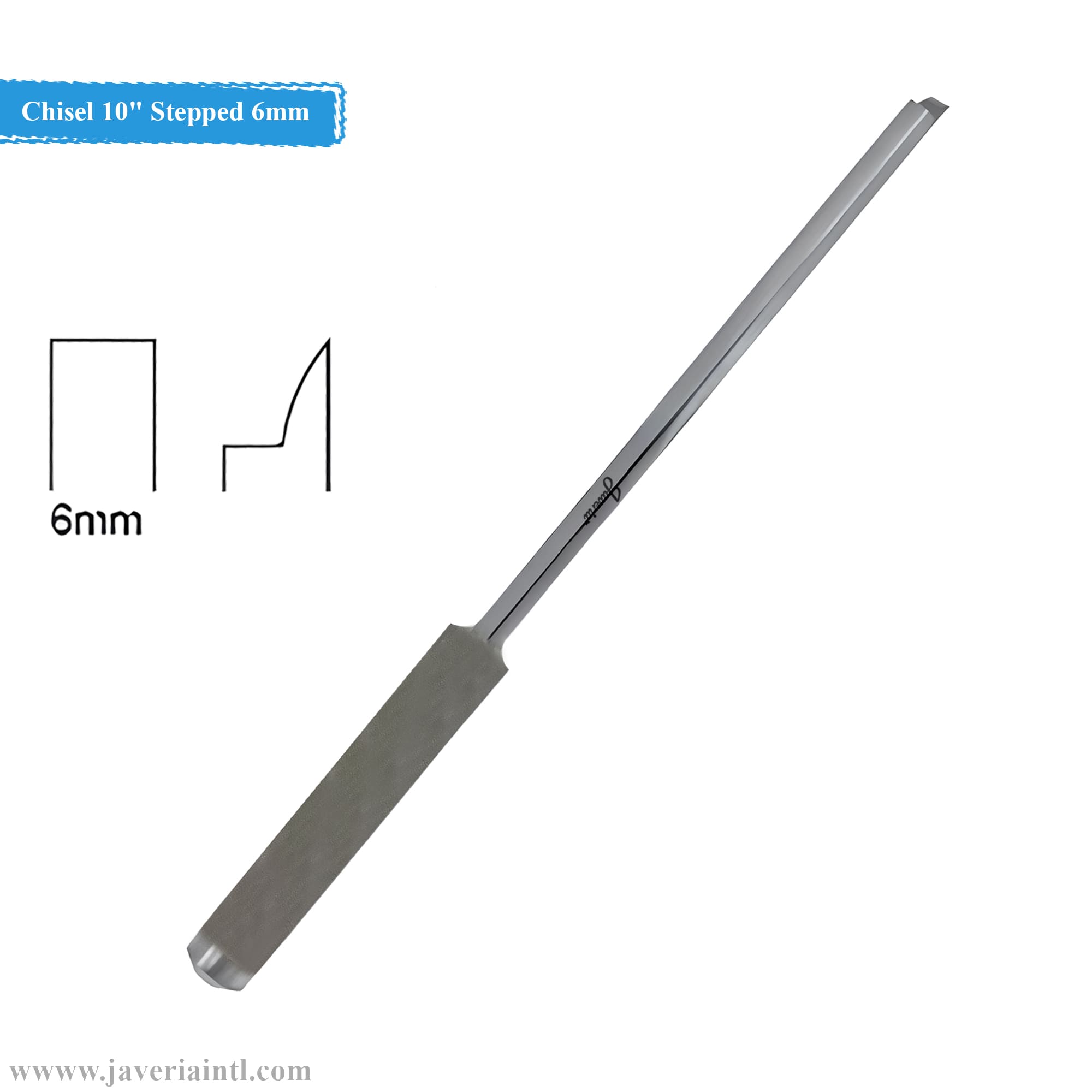 Harmon Chisel 10" Stepped 6mm