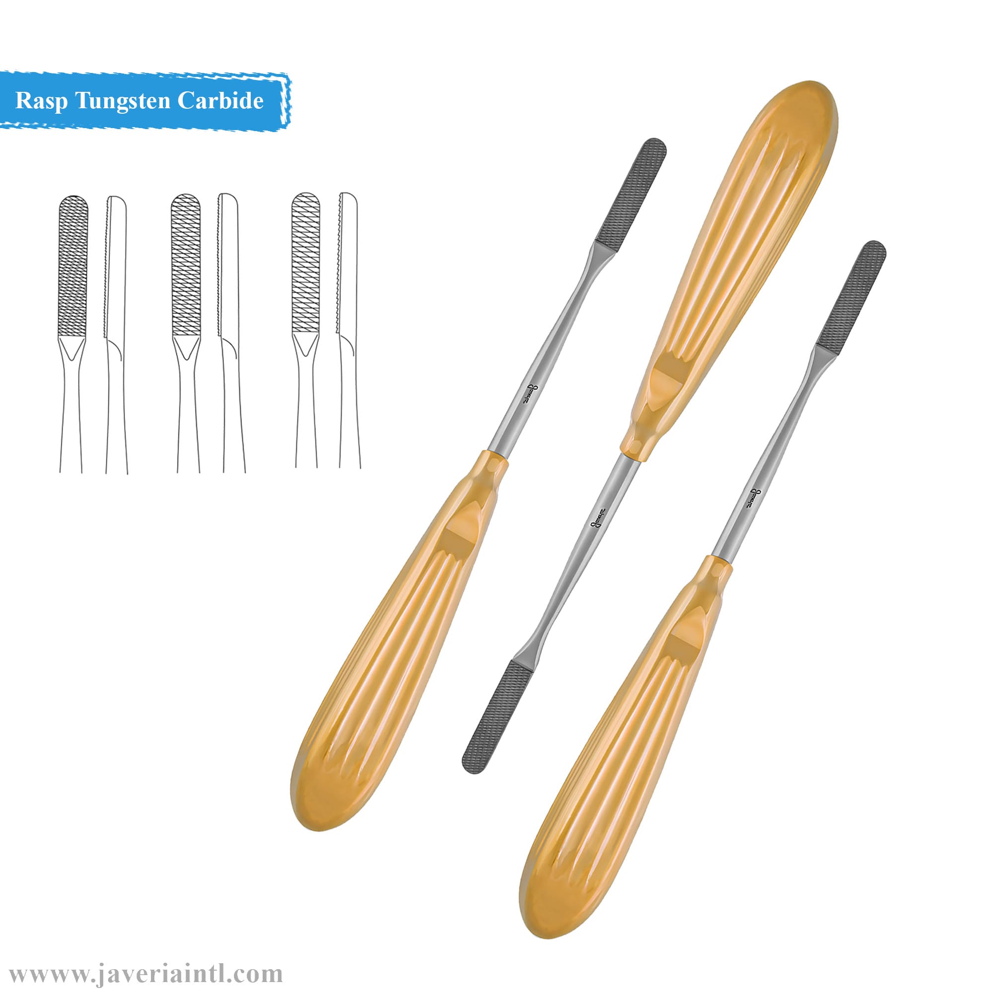 Rasp Tungsten Carbide - Ortho Bone Shaping Reliable Tool