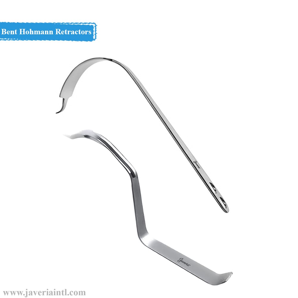 Bent Hohmann Retractors Curved Blade