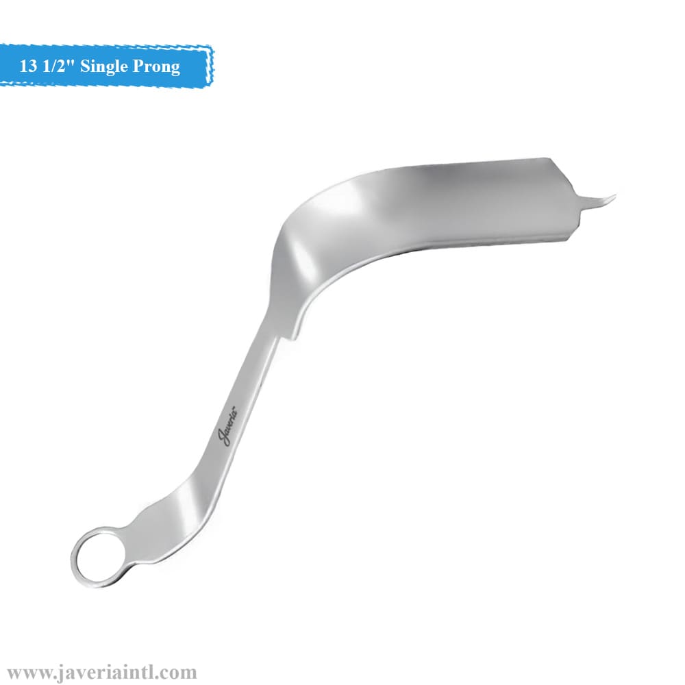 Wide Hohmann Retractor 13 1/2" Single Prong Blade 45mm